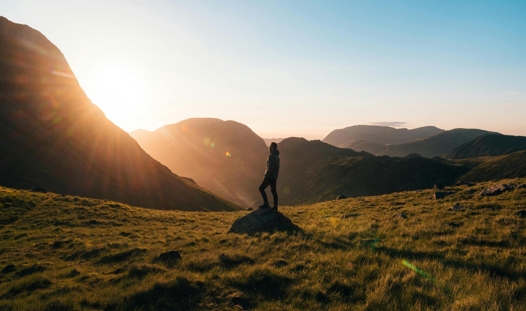 Wandern in den Bergen